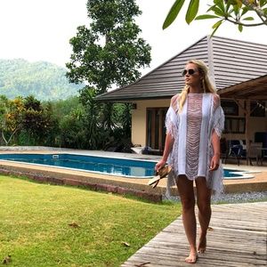 PQ Swim Monique Cover Up, White- XS/S